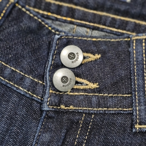 Hudson ✦ Beth Baby Bootcut Jeans ✦ Size 25 Majesty Wash Dark Denim EUC - Picture 5 of 16